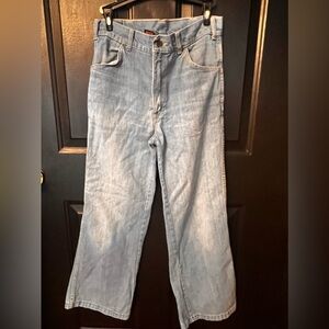 Women’s Vintage 65 East Flared Light Blue Denim Jeans Sz 30